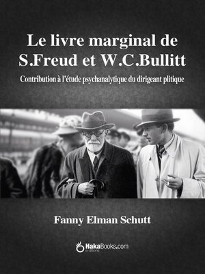 cover image of Le livre marginal de Freud et Bullitt